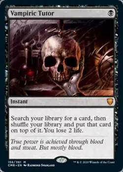 MTG English Vampiric Tutor NM Normal Commander Legends - Image 1