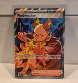Firebreather 119/094 ME02: Phantasmal Flames Pokemon Full Art Trainer MINT Card - Image 1
