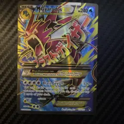 Pokemon M Gyarados EX 115/122 Breakpoint Ultra Rare Full Art Holo Card - Image 1