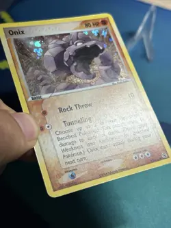 Onix 42/112 Ex FireRed & LeafGreen Reverse Holo 2004 Stamped Foil Pokemon Card - Image 4