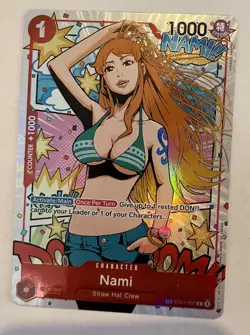 Nami ST01-007 Treasure Rare - One Piece Card Game: OP06 - Wings Of The Captain - Image 1