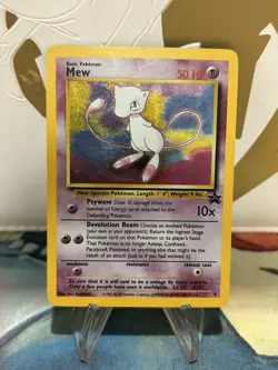 Mew 9 Holo Black Star Promo Wotc Pokemon Card TCG English NM/LP - Image 1
