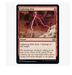 FOIL Lightning Bolt - Double Masters 2022 (2X2) - Image 1