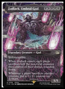 FINAL FANTASY #336 Zodiark, Umbral God (Borderless) - Image 1