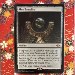 Mox Tantalite Modern Horizons Artifact Colorless Mythic 2019 226/254 - Image 1