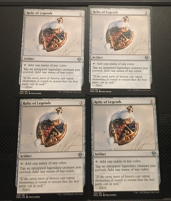 RELIC OF LEGENDS 4x MAGIC THE GATHERING MTG playset DMU EX CONDITION - Image 1