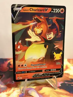 Pokemon TCG - Lance's Charizard V SWSH133 SWSH: Sword & Shield Promo Cards Holo - Image 3