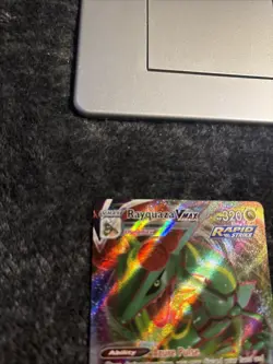 Pokemon TCG Rayquaza VMAX Holo Ultra Rare Card Evolving Skies 111/203 NM - Image 3