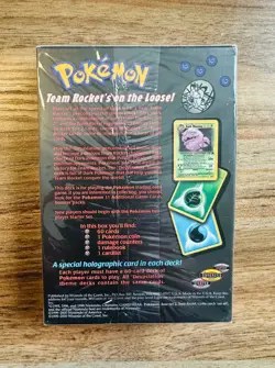 2000 Pokemon Team Rocket Theme Deck – Devastation (Sealed, w/ Acrylic Case) - Image 3