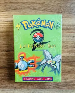 Pokemon Base Set 2 Theme Deck – Lightning Bug (Factory Sealed, w/ Acrylic Case) - Image 2