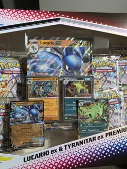 Pokemon Prismatic Evolutions Lucario EX & Tyranitar EX Premium Collection - Image 2