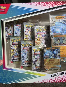 Pokemon Prismatic Evolutions Lucario EX & Tyranitar EX Premium Collection - Image 3
