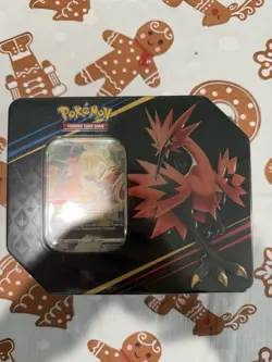 Pokemon TCG: Crown Zenith Tin (Galarian Zapdos) Factory Sealed - Image 1