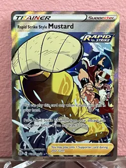 Pokemon TCG Rapid Strike Style Mustard TG27/TG30 Sword & Shield: Brilliant Stars - Image 1