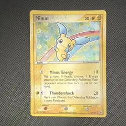 Pokemon Minun Rare Holo EX Hidden Legends 67/101 HP - Image 1