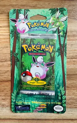 1999 Pokemon Jungle Blister Pack – Wigglytuff Artwork (Factory Sealed, w/ Case) - Image 2