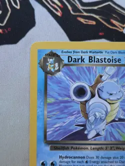 Dark Blastoise 20/82 Non-Holo Rare Team Rocket Vintage WOTC - Pokemon TCG - Image 3