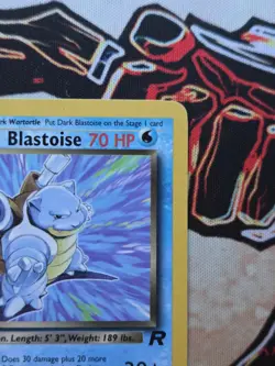 Dark Blastoise 20/82 Non-Holo Rare Team Rocket Vintage WOTC - Pokemon TCG - Image 4