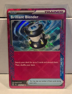 Brilliant Blender 164/191 ACE SPEC rare Trainer Pokemon Surging Sparks SV8 MINT - Image 1