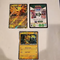 Pokemon TCG Zapdos ex SVP049 Scarlet & Violet 151 Black Star Promo MINT - Image 1