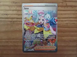 Iono 269/193 Special Illustration Rare Pokemon TCG SV02: Paldea Evolved NM - Image 1