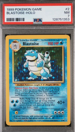 1999 POKEMON GAME #2 BLASTOISE-HOLO - Image 1