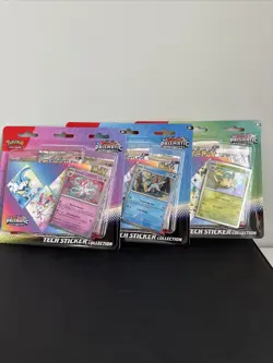 🔴Pokemon |✨Prismatic Evolutions✨| Tech Sticker Collection | SET OF 3 | SEALED🔴 - Image 1
