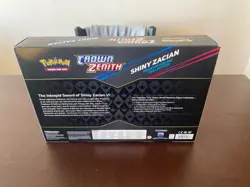Pokemon TCG: Crown Zenith Shiny Zacian and Zamazenta Premium Figure Box SET *2* - Image 3
