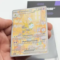 CARTA POKEMON ALAKAZAM EX 201/165 - ITA - 2023 - MEW 151 - NEAR MINT - Image 3