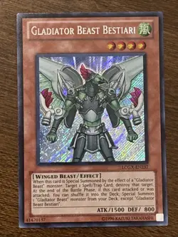 Gladiator Beast Bestiari LCGX-EN237 Legendary Collection 2 Unlimited Secret LP - Image 1