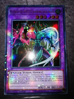 Yu-Gi-Oh! HAC1-DE019 Elementar-HELD Flammenflugelmann 1.Auflage Ultra Rare Foil - Image 1