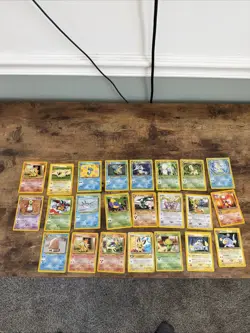 Lot Of 23 TCG Pokemon Neo Genesis Three Holo Rare Cards - Image 1