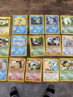 Lot Of 23 TCG Pokemon Neo Genesis Three Holo Rare Cards - Image 3
