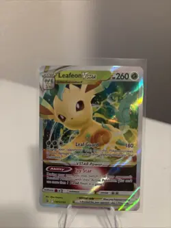 Leafeon Vstar SWSH195 NM Full Art Promo Rare Pokemon Card - Image 1