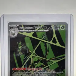 Pokemon TCG Team Rockets Spidops Card 187/182 Destined Rivals NM Condition - Image 2