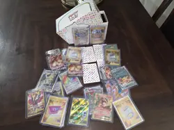 31 Pokemon Holo card Lot And A 151 Snorlax ETB box $250+ Value In This Listing - Image 1