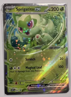 SEALED Sprigatito ex - SVP087 - Pokemon Scarlet & Violet Promo Holo Card NM - Image 1