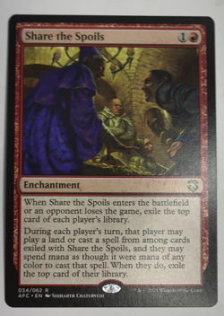 MTG Share the Spoils Adventures in the Forgotten Realms Commander - Image 1