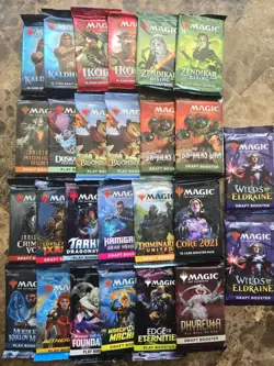 MTG 26x Sealed Booster Packs Mixed Lot Phyrexia / Dominaria Magic The Gathering - Image 1