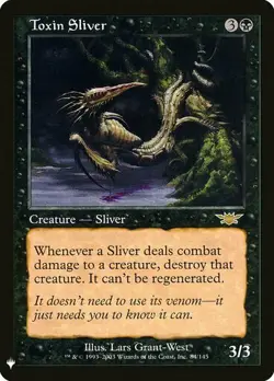 Toxin Sliver Mystery Booster English Mtg Magic (Mint-Nm) - Image 1