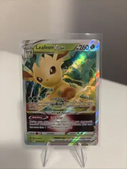 Leafeon Vstar SWSH195 NM Full Art Promo Rare Pokemon Card - Image 1
