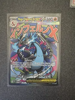 Pokemon Mega Charizard X ex Me: Mega Evolution Promo Holo 023 English - Image 1
