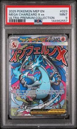 PSA 9 Mega Charizard X EX #23 UPC Black Star Promo Pokemon 🔥⚡ - Image 1