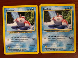 Pokemon Goldeen 45/64 SINGLE USED EXCELLENT CONDITION SEE PHOTOS - Image 1