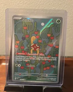 Pokemon TCG - Shuckle 136/132 Me01: Mega Evolution Holo, Illustration Rare - NM - Image 1