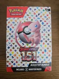 Pokemon Scarlet Violet 151 Booster Bundle 6-Pack, Factory-Sealed + Free Gift - Image 1
