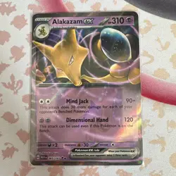 Pokemon TCG Alakazam ex Scarlet & Violet - 151 065/165 Holo Double Rare - Image 1