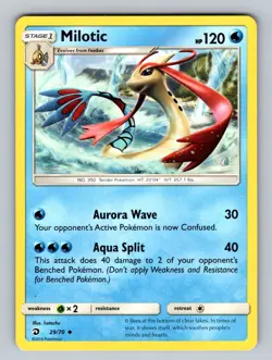 Milotic 29/70 Uncommon Dragon Majesty LP - NM Pokemon TCG - Image 1
