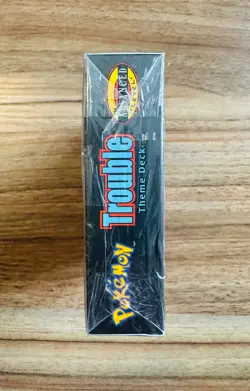 2000 Pokemon Team Rocket Theme Deck – Trouble (Factory Sealed, w/ Acrylic Case) - Image 4