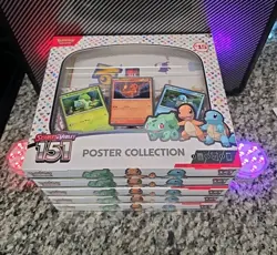 5x 151 Scarlet Violet Poster Collection Boxes Factory Sealed 15 Packs Pokemon 🔥 - Image 4
